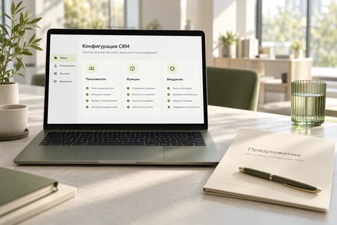CRM для команды. Понятный состав решения.